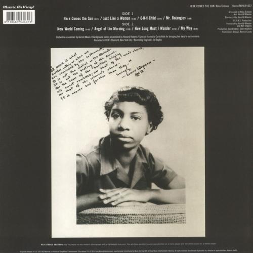 Виниловая пластинка Nina Simone - Here Comes The Sun (Black Vinyl LP)