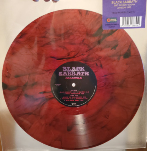 Виниловая пластинка Black Sabbath - Paranoia (BBC Sunday Show : Broadcasting House London 26th April 1970) (Red Marble Vinyl)