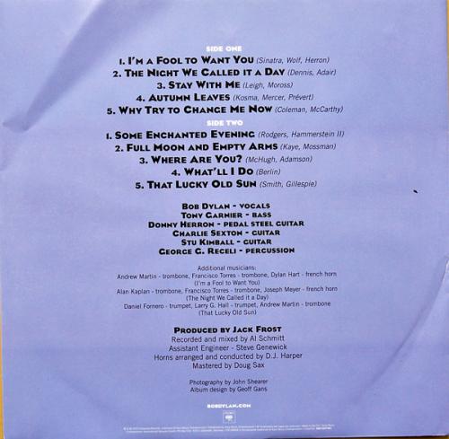 Виниловая пластинка Bob Dylan SHADOWS IN THE NIGHT (LP+CD/180 Gram)
