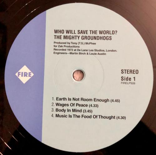 Виниловая пластинка Groundhogs - Who Will Save The World (Black Vinyl LP)