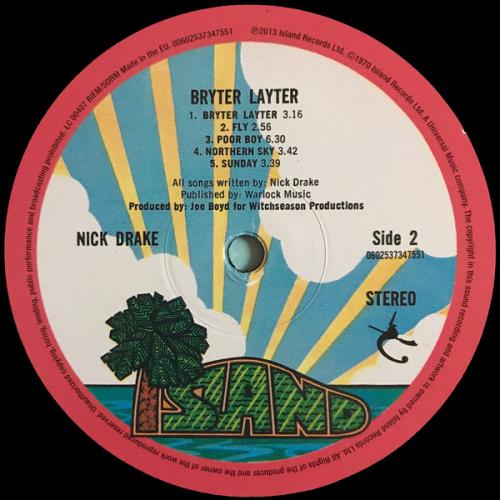 Виниловая пластинка Drake, Nick, Bryter Layter