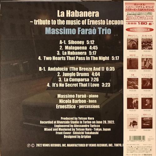 Виниловая пластинка Massimo Farao - La Habanera (Hyper Magnum Sound) (BlackVinyl LP)