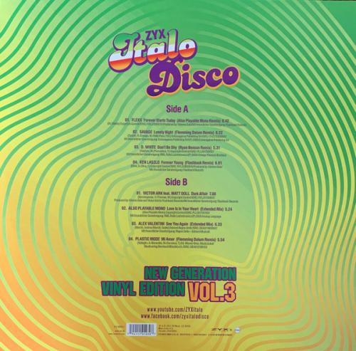 Виниловая пластинка Сборник - ZYX Italo Disco New Generation Vinyl Edition Vol.3 (180 Gram Black Vinyl LP)