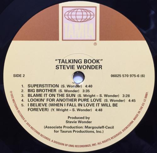 Виниловая пластинка Wonder, Stevie, Talking Book
