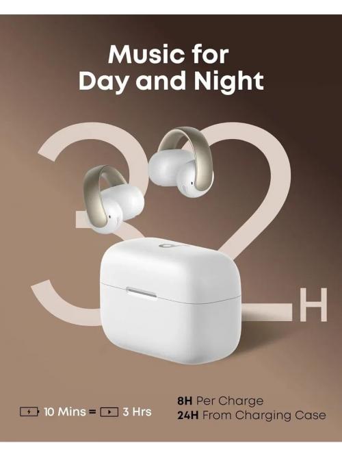 Наушники Soundcore AeroClip Champagne Must (White)