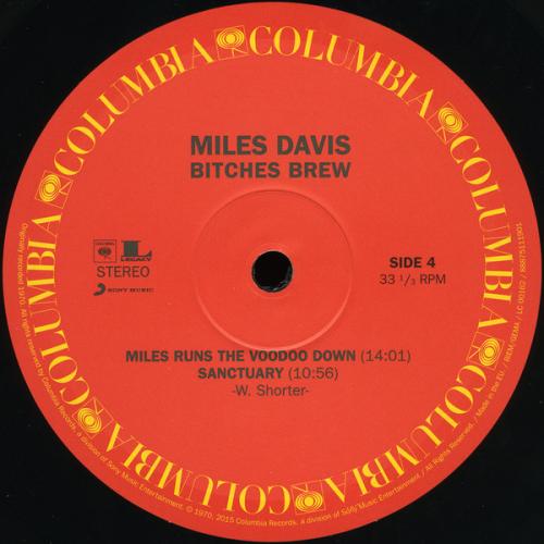 Виниловая пластинка Sony Miles Davis Bitches Brew (180 Gram/Gatefold)