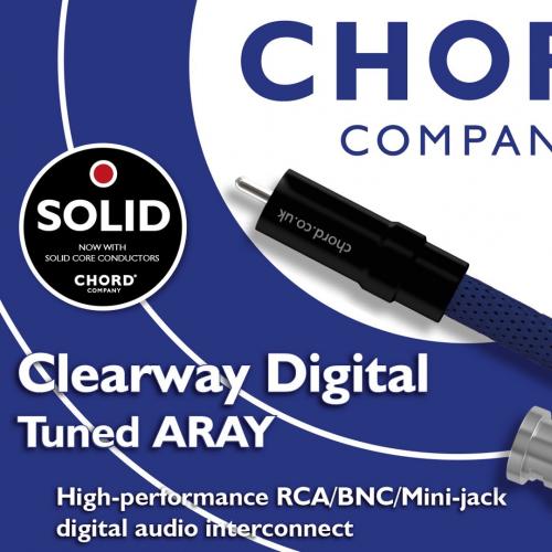 Кабель межблочный аудио Chord Company Clearway Digital 1RCA to 1BNC 0.5 m