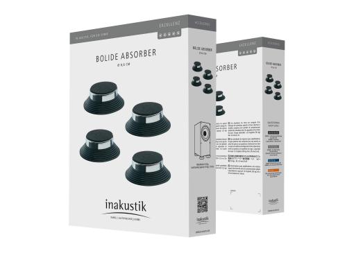 Опора антивибрационная In-Akustik Exzellenz Bolide Absorber, 4 Set chrome/black #008550