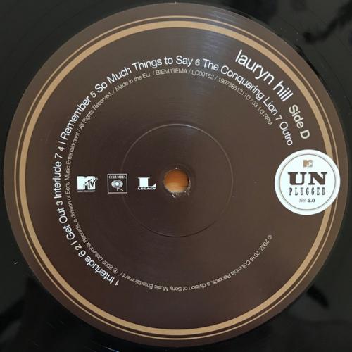 Виниловая пластинка Hill, Lauryn, Mtv Unplugged No. 2.0 (Limited Black Vinyl/Booklet)