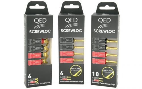 Разъем QED 1890 Screwloc Plastic Spade (4 шт.)