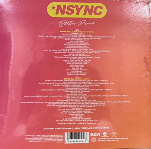 Виниловая пластинка N'SYNC  - Better Place (V7) (Black Vinyl LP)