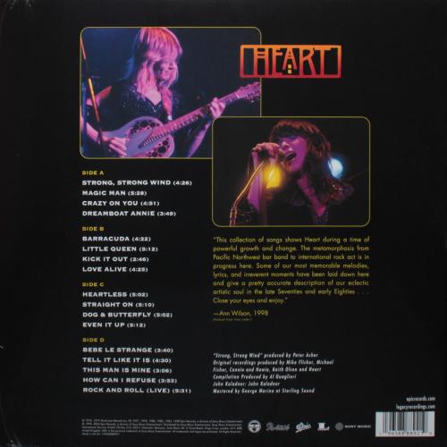 Виниловая пластинка Heart - Greatest Hits (Black Vinyl 2LP)