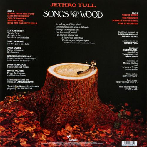 Виниловая пластинка Jethro Tull SONGS FROM THE WOOD