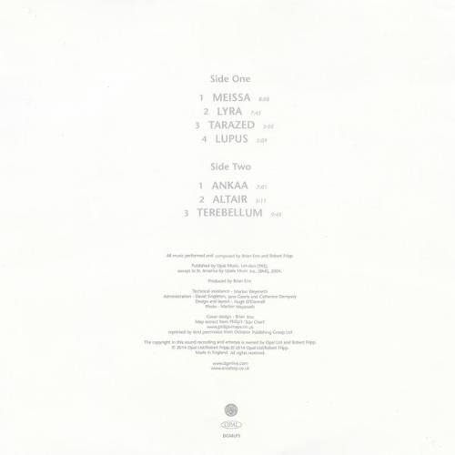 Виниловая пластинка Fripp & Eno — EQUATORIAL STARS (LP 200 GR. VINYL)