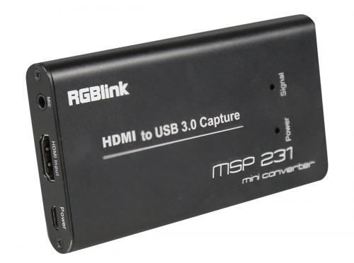 Устройство захвата и преобразования сигнала HDMI в USB 3.0 (4k@60) RGBLink MSP 231