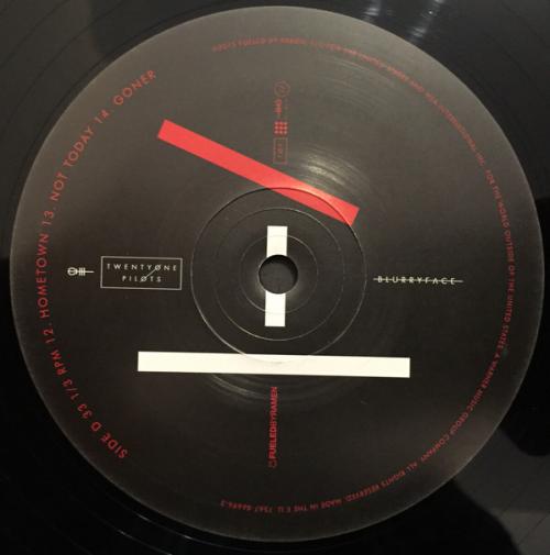 Виниловая пластинка Twenty One Pilots BLURRYFACE 180 Gram