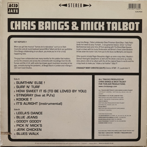 Виниловая пластинка Chris Bangs; Talbot, Mick - Back To Business (Black Vinyl LP)