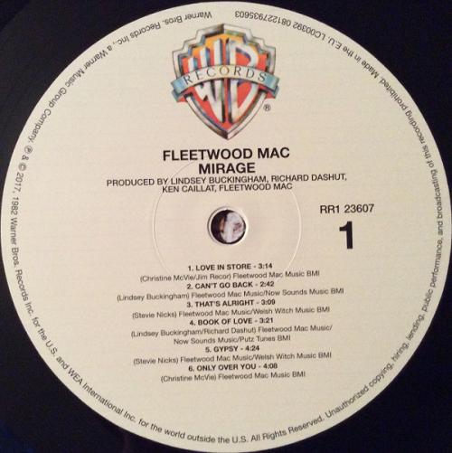 Виниловая пластинка Fleetwood Mac MIRAGE (180 Gram)