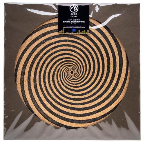 Слипмат Audio Anatomy Slipmat Cork Spiral Design (АС046 АА)