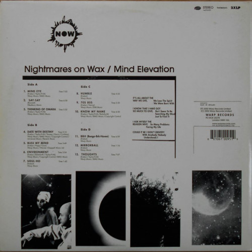 Виниловая пластинка Nightmares On Wax - Mind Elevation (Black Vinyl 2LP)
