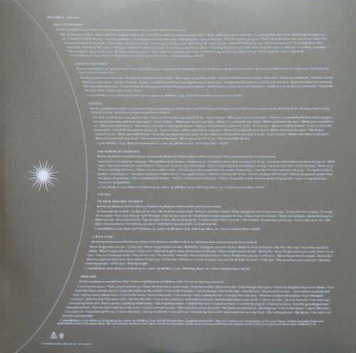 Виниловая пластинка WM Madonna Ray Of Light (180 Gram Black Vinyl)