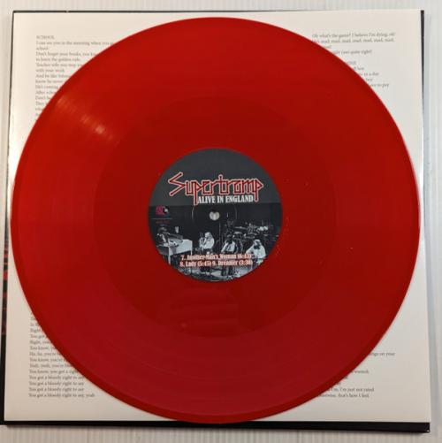 Виниловая пластинка Supertramp - Alive in england (Red Marble Vinyl 2LP)