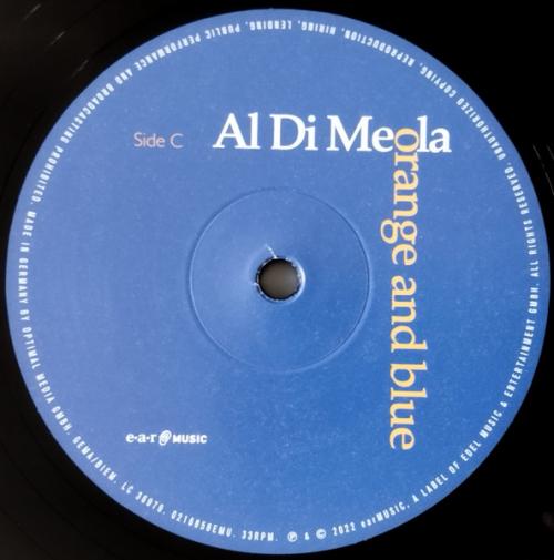 Виниловая пластинка Al Di Meola - Orange And Blue (Black Vinyl 2LP)