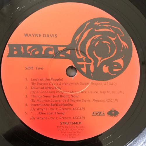 Виниловая пластинка Wayne Davis - Wayne Davis (Black Vinyl LP)