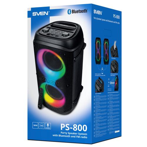 Портативная акустика Sven PS-800 Black