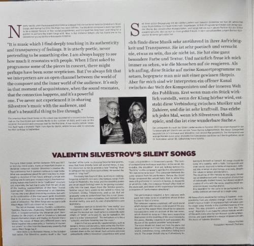 Виниловая пластинка Grimaud, Helene; Krimmel, Konstantin - Silvestrov: Silent Songs (180 Gram Black Vinyl 2LP)