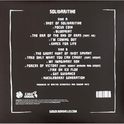 Виниловая пластинка Gogol Bordello - Solidaritine (Coloured Vinyl LP)