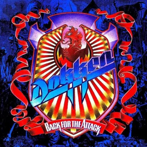 Виниловая пластинка Dokken -  Back For The Attack (Magenta & Sky Blue Vinyls 2LP)