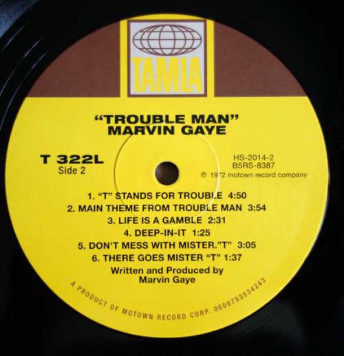 Виниловая пластинка Marvin Gaye, Trouble Man (Back To Black)