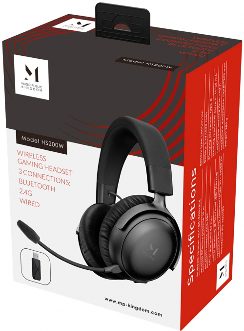 Гарнитура Music Public Kingdom HS200W Black