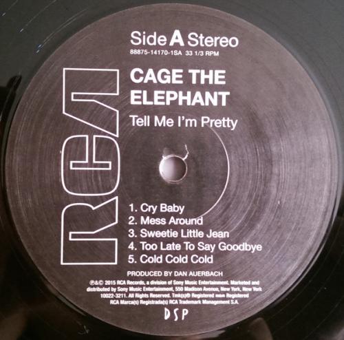 Виниловая пластинка Cage The Elephant TELL ME I'M PRETTY