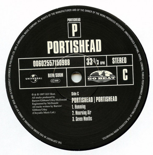 Виниловая пластинка Portishead, Portishead