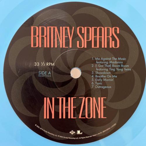 Виниловая пластинка SPEARS BRITNEY - In The Zone (Blue LP)