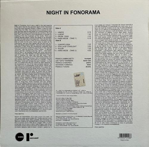 Виниловая пластинка Franco Tonani - Night In Fonorama (Black Vinyl LP)