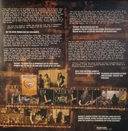 Виниловая пластинка Kreator - Outcast (180 Gram Coloured Vinyl 2LP)
