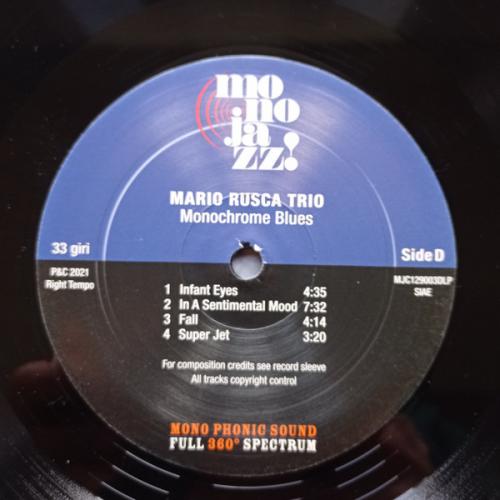 Виниловая пластинка Mario Rusca - Monochrome Blues (Black Vinyl 2LP)