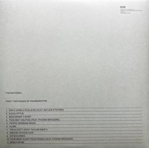 Виниловая пластинка The National - First Two Pages Of Frankenstein (Black Vinyl LP)