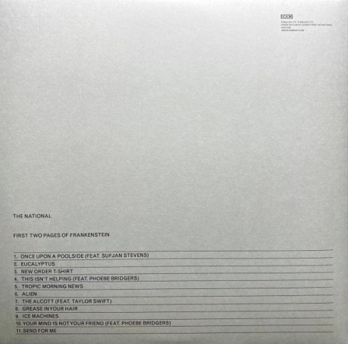 Виниловая пластинка The National - First Two Pages Of Frankenstein (Black Vinyl LP)