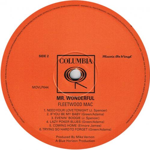 Виниловая пластинка Fleetwood Mac — MR. WONDERFUL (LP)