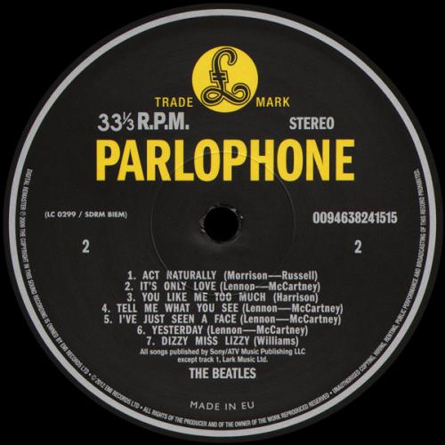 Виниловая пластинка The Beatles, Help! (2009 - Remaster)