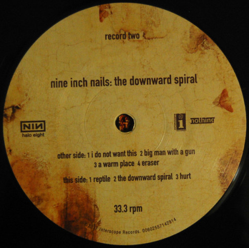 Виниловая пластинка Nine Inch Nails, The Downward Spiral