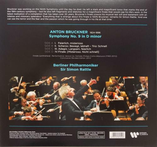 Виниловая пластинка Simon Rattle - Bruckner: Symphony No.9 (Black Vinyl 2LP)