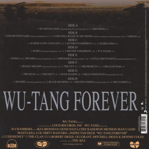 Виниловая пластинка Wu-Tang Clan WU TANG FOREVER