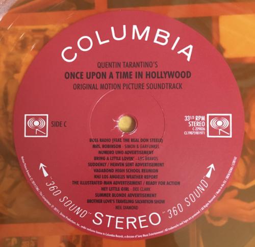 Виниловая пластинка Original Motion Picture Soundtrack, Quentin Tarantino's Once Upon A Time In Hollywood (Limited 180 Gram Orange Vinyl/Poster)