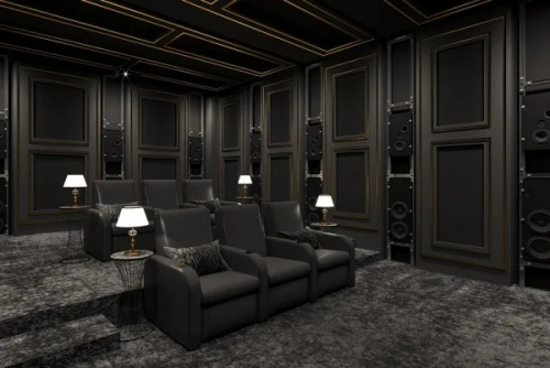 Встраиваемый сабвуфер Goldmund Logos SubWall MK2 Black