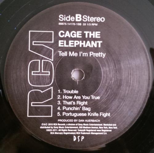 Виниловая пластинка Cage The Elephant TELL ME I'M PRETTY